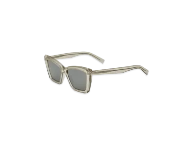Saint Laurent SL 657 "Transparent Cream/Silver"
