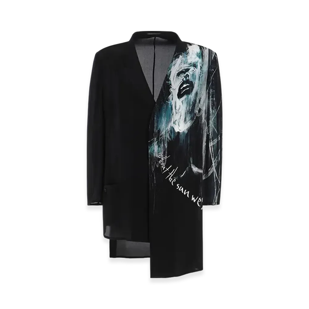 Yohji Yamamoto POUR HOMME 4J Pattern Jacket "Black"