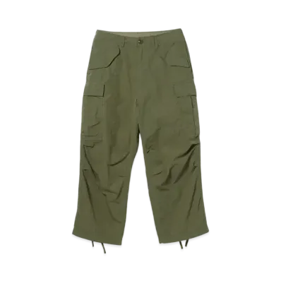 BEAMS Big 6 Pocket Cargo Pants "Olive"