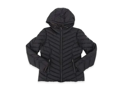 MICHAEL KORS Women's Packable Jacket "Black/Brown"