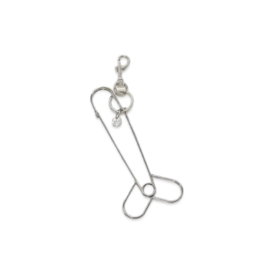 JW ANDERSON Penis Outline Keyring "Silver Tone"