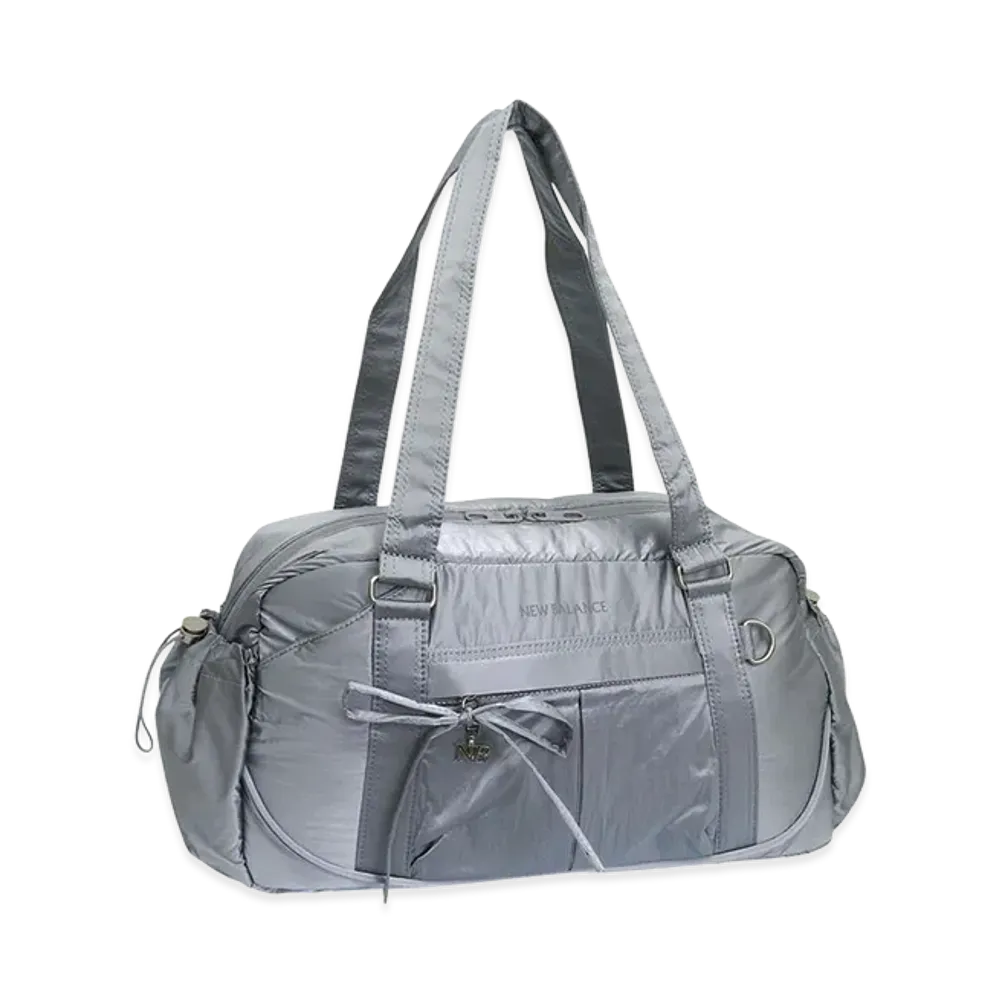 New Balance Glossy Duffel Bag V2 "Silver"