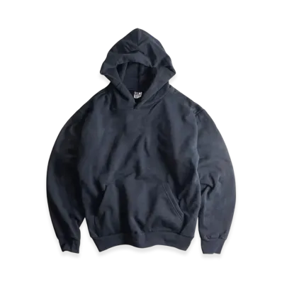 Los Angeles Apparel 14OZ Heavy Fleece Pullover Hooded Sweatshirt "Navy"