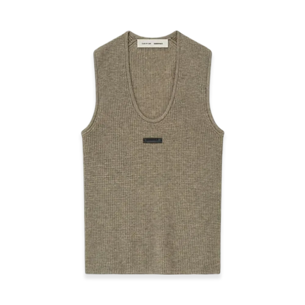 FEAR OF GOD ESSENTIALS Women's Waffle Tank "Homestead Heather"