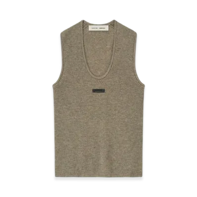 FEAR OF GOD ESSENTIALS Women's Waffle Tank "Homestead Heather"