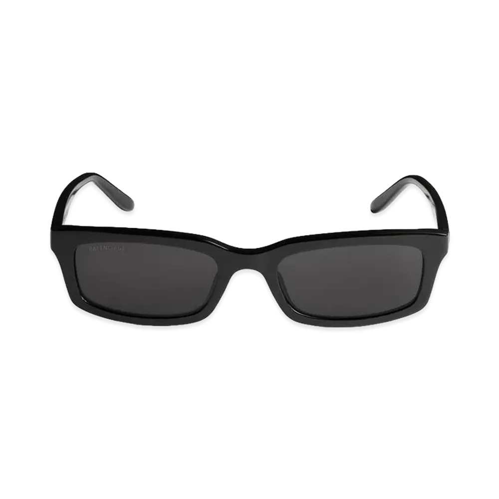 BALENCIAGA Daily Rectangle Sunglasses "Black"