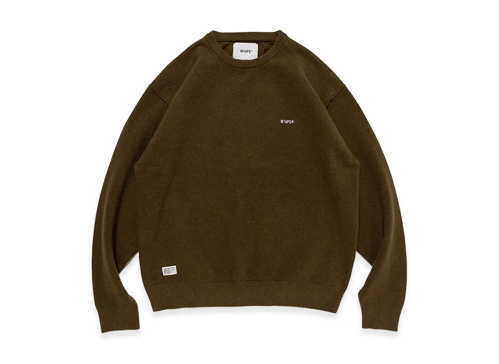 WTAPS Sign-MG / Sweater / Nyco "Olive Drab"