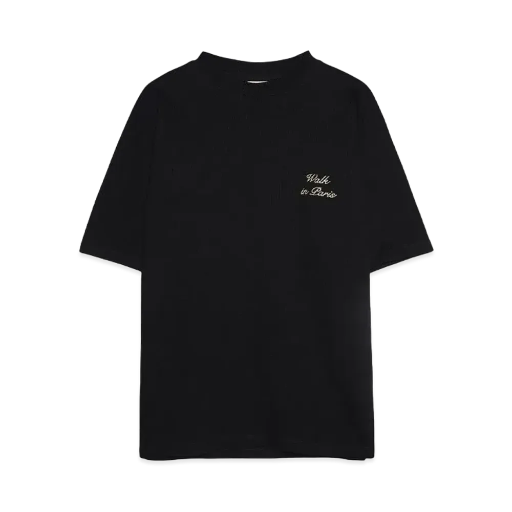 Walk In Paris Black heritage tee "BLACK"