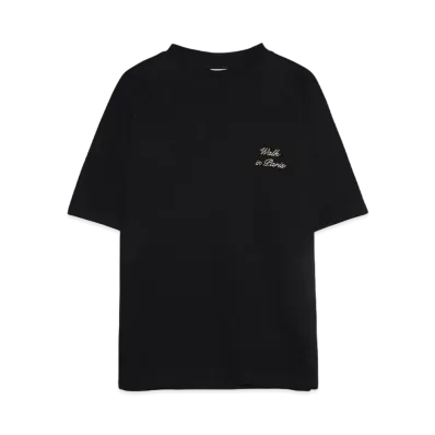 Walk In Paris Black heritage tee "BLACK"
