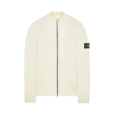 Stone Island 523C2 FULL RIB PURE WOOL "Natural White"