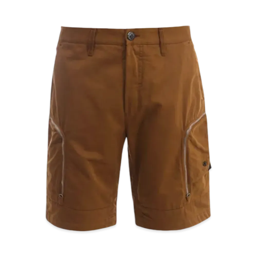 Stone Island 60307 Shadow Project Shorts - 21SS "Chestnut Brown"