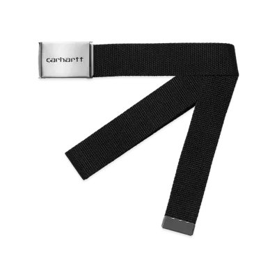 Carhartt WIP Clip Belt Chrome "Black"