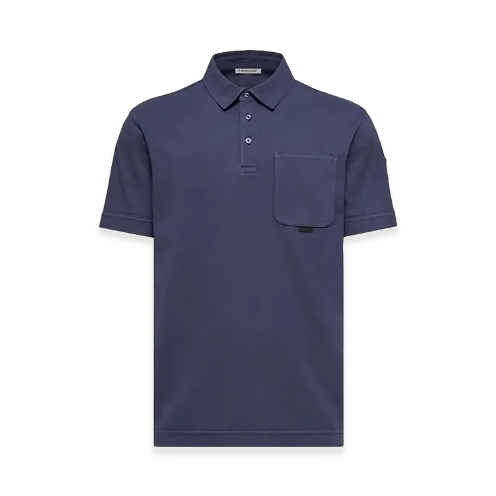 MONCLER Polo Shirt "Dark Blue"