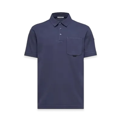 MONCLER Polo Shirt "Dark Blue"