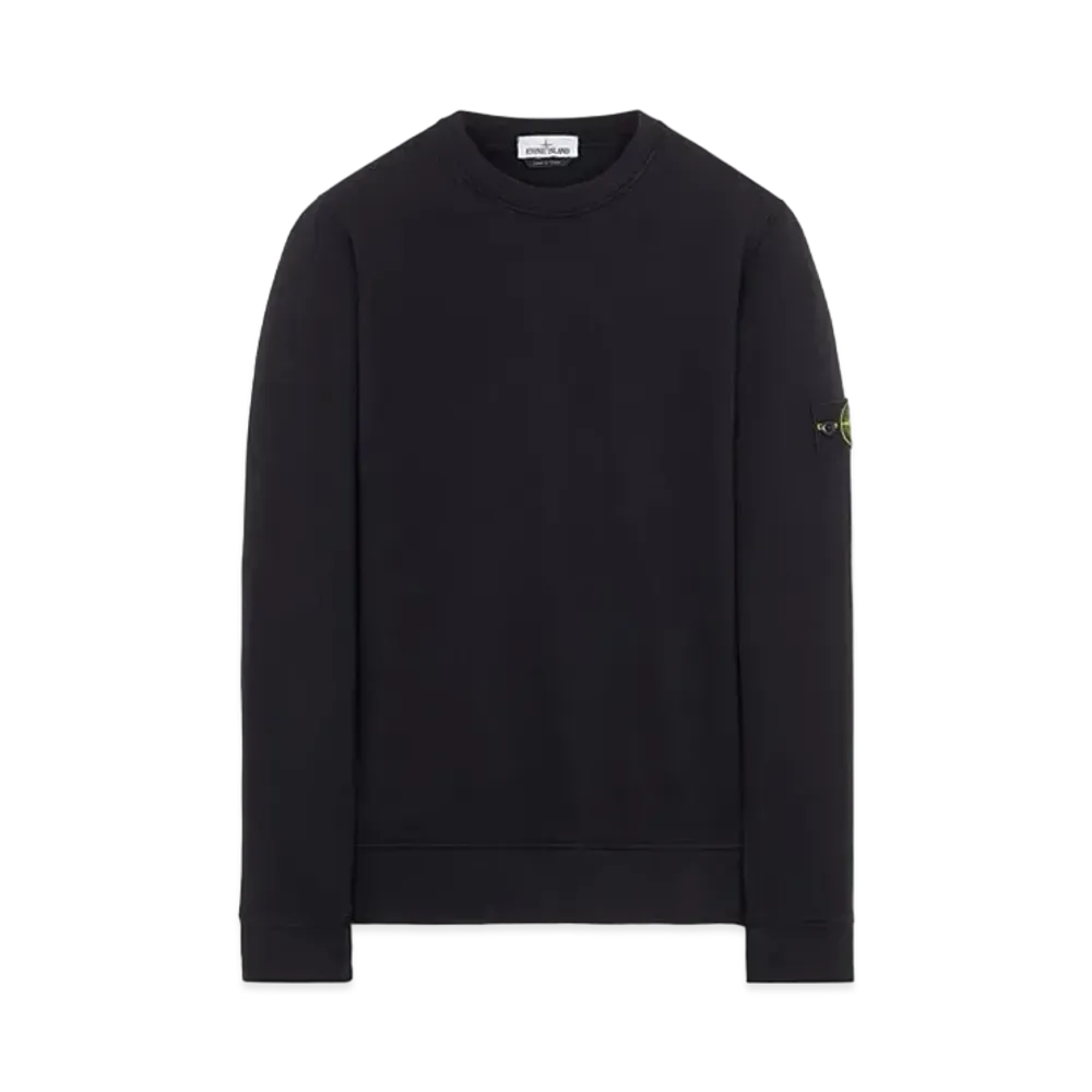 Stone Island 63020 BRUSHED COTTON FLEECE "Black"