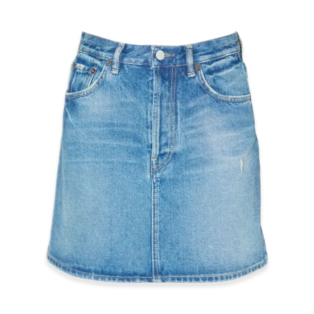 Acne Studios Denim Mini Skirt "Mid Blue"