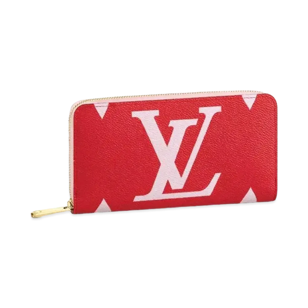 Louis Vuitton Monogram Giant Zippy Wallet "Rouge"