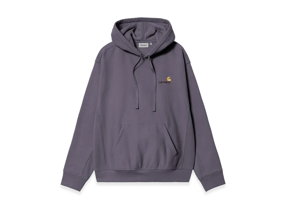 Carhartt WIP Hooded American Script Sweat "Shady Purple"