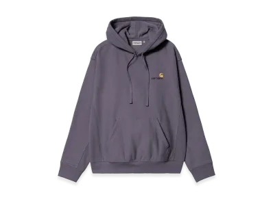 Carhartt WIP Hooded American Script Sweat "Shady Purple"