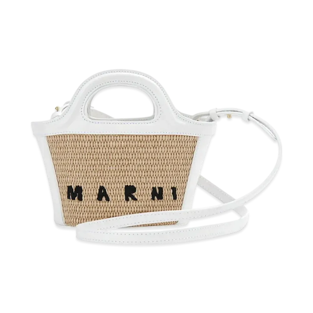 MARNI Tropicalia Micro Shoulder Bag "White"
