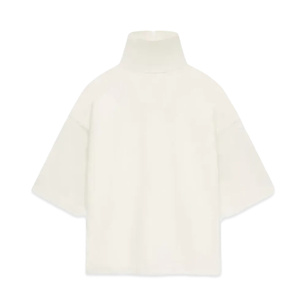 FEAR OF GOD Cotton Wool High Neck Short Sleeve Shirt "Cream"
