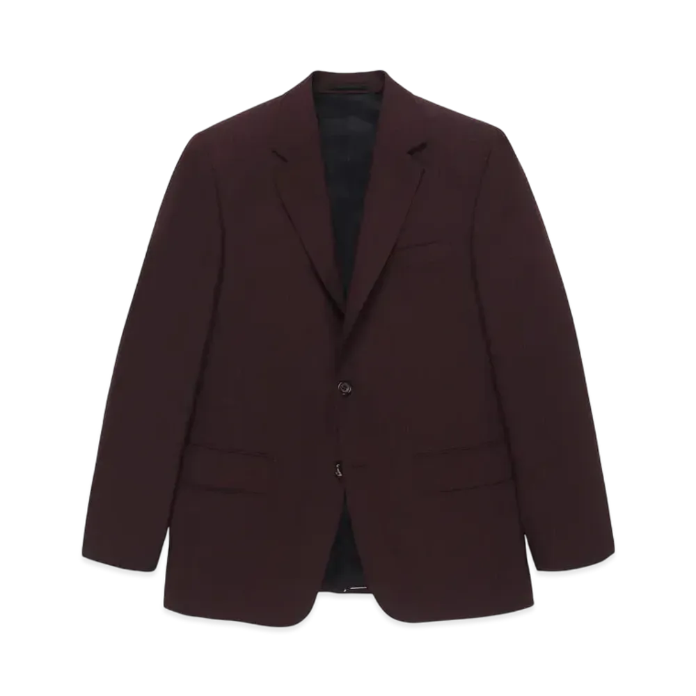 WACKO MARIA x DORMEUIL Single Breasted Jacket "Dark Purple"