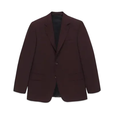 WACKO MARIA x DORMEUIL Single Breasted Jacket "Dark Purple"