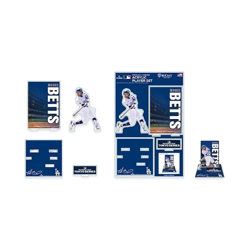 MLB Wincraft Dodgers Mookie Betts Tokyo Series Opening Game Acrylic Stand