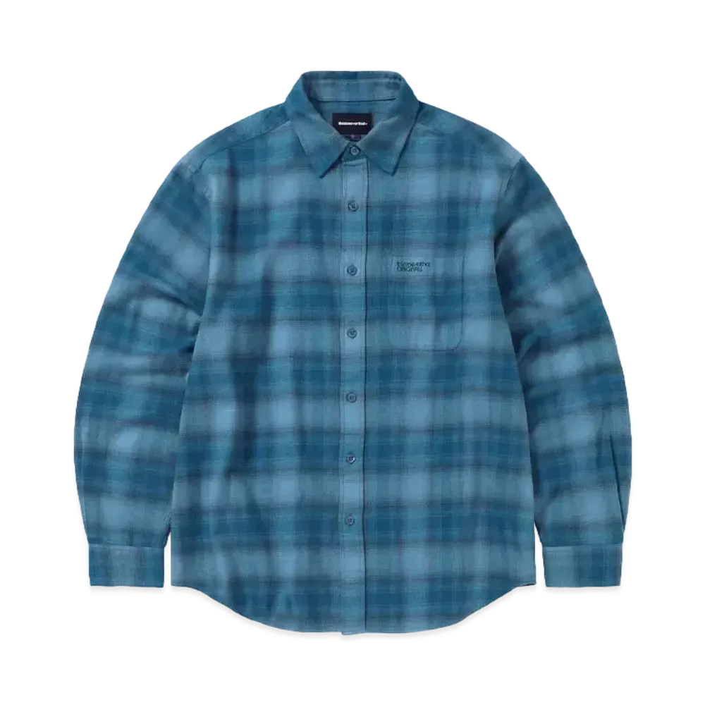 thisisneverthat Flannel Check Shirt "Blue"
