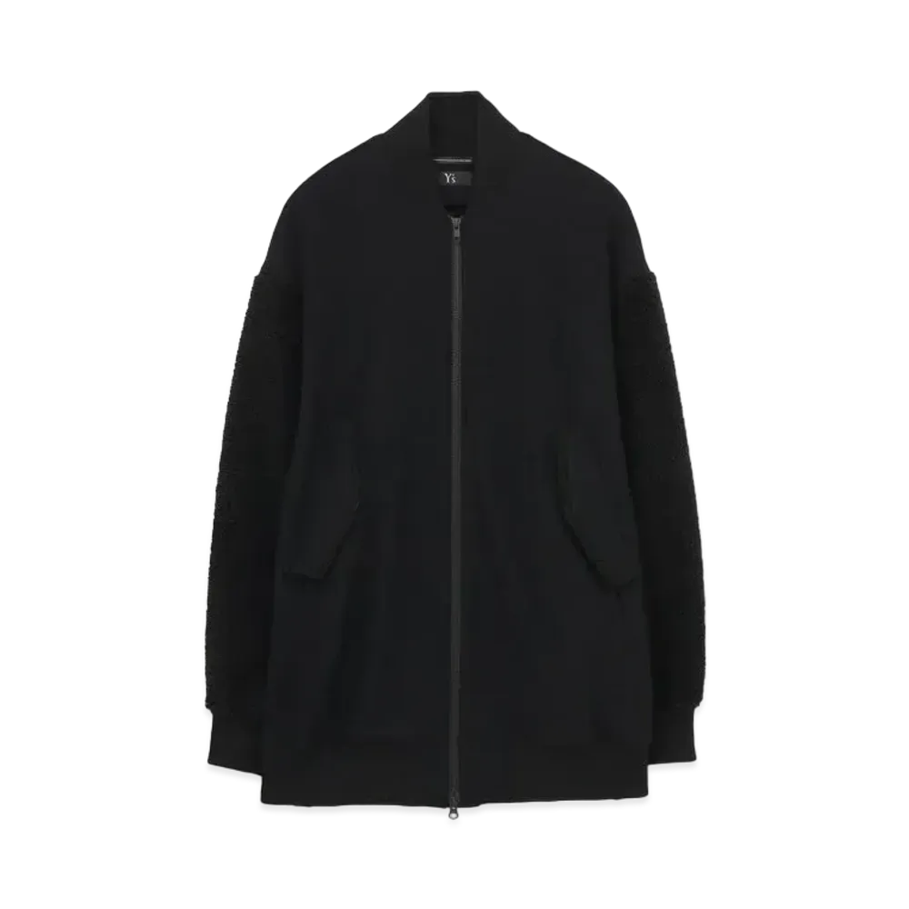 Yohji Yamamoto Y's POLYESTER BORE BLOUSON "Black"