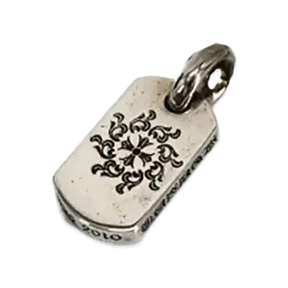 Chrome Hearts Dog Tag Tiny CH Limited Honolulu Limited "Silver"