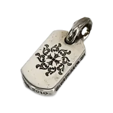 Chrome Hearts Dog Tag Tiny CH Limited Honolulu Limited "Silver"