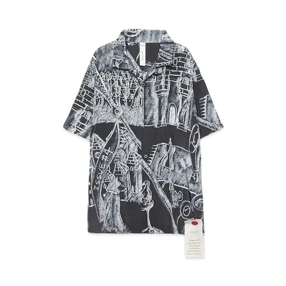 SHINYAKOZUKA S/S SHIRT AS CANVAS "BLACK"