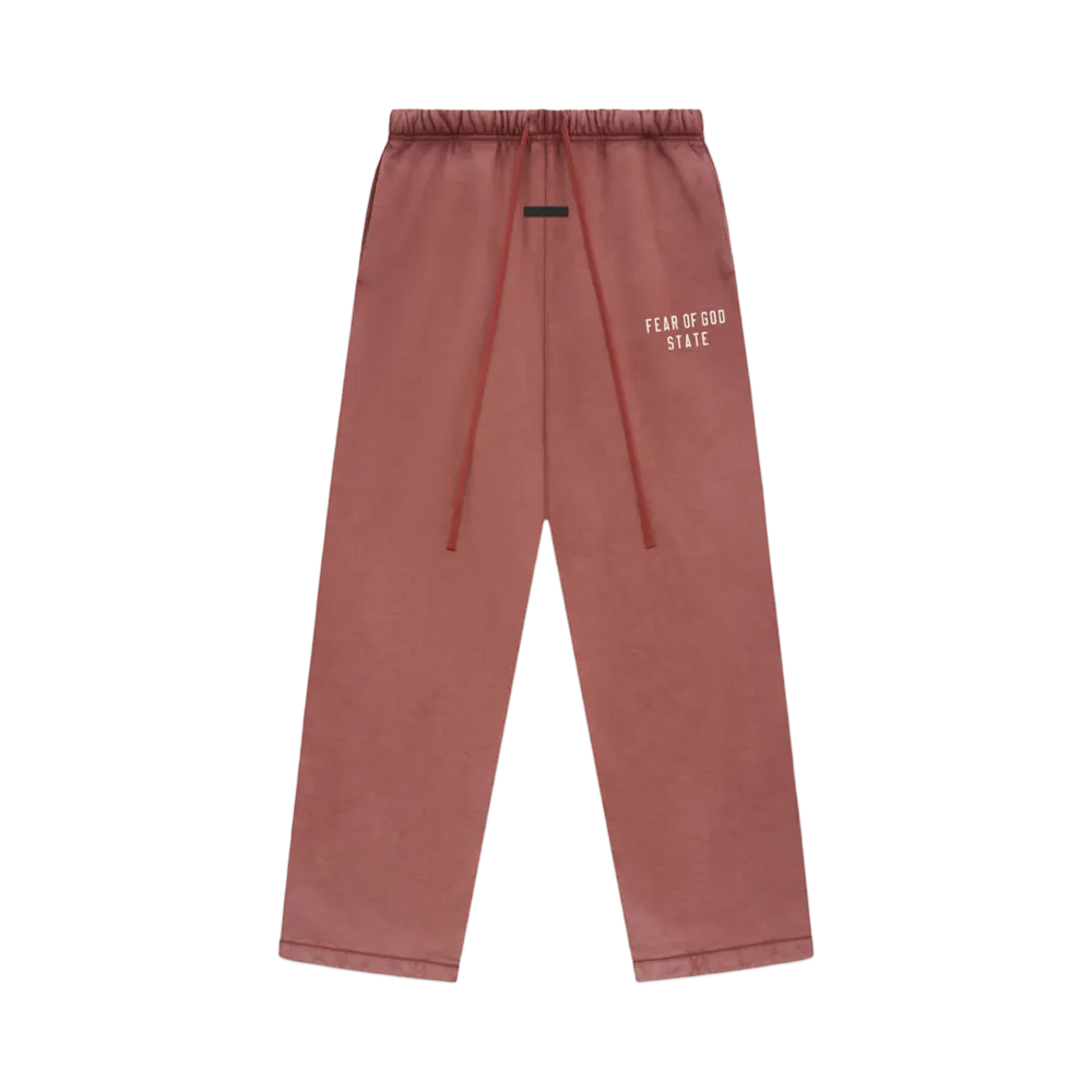FEAR OF GOD Essentials Heavy Fleece Relaxed Sweatpant "Crimson"
