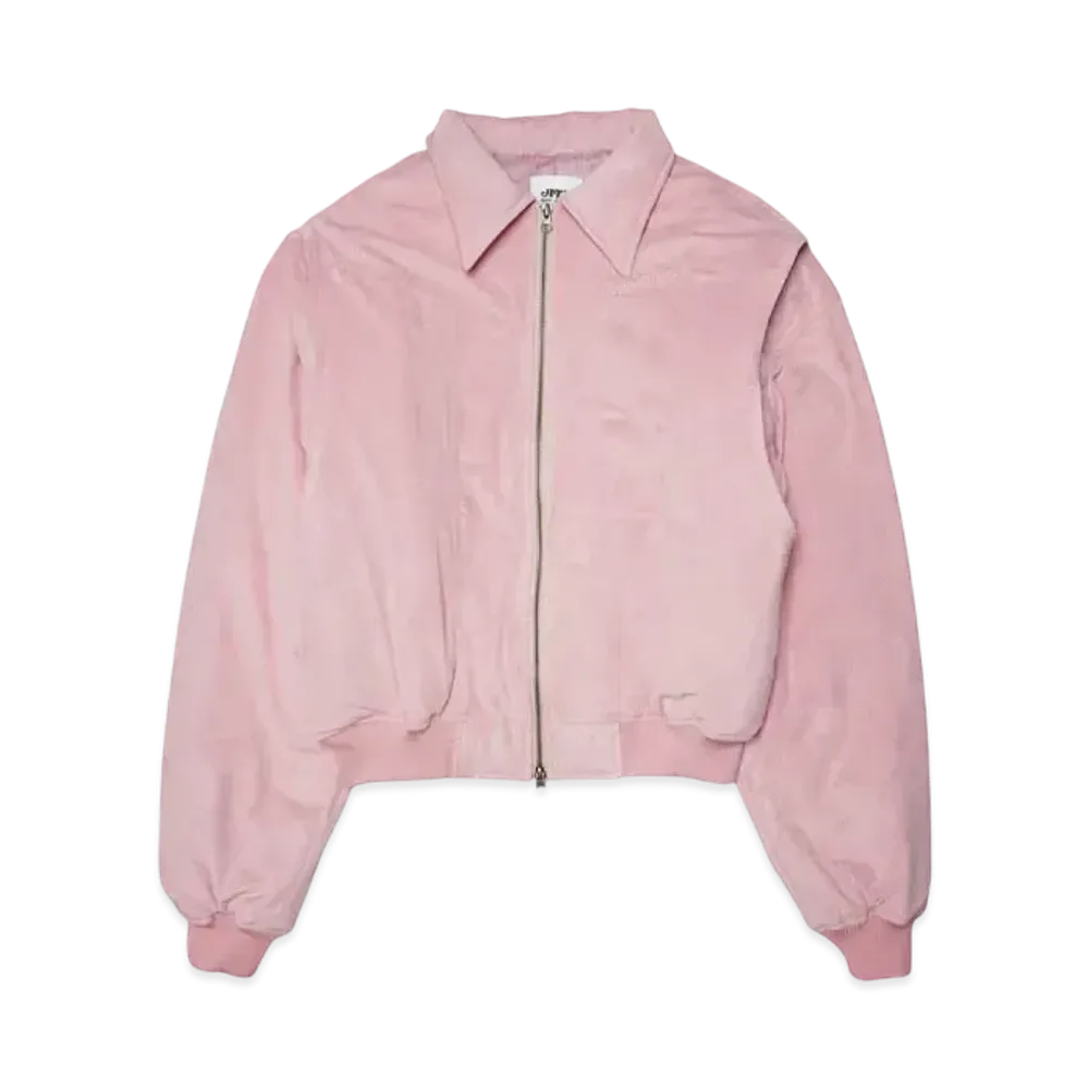 HTH faux suede blouson "PINK"