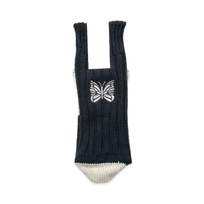 NEEDLES x ts(s) Unpaired Cotton Rib Sock "Black"