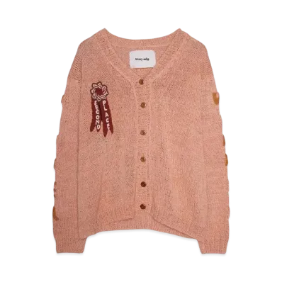 STORY mfg. TWINSUN CARDIGAN "PINK CONTEST"