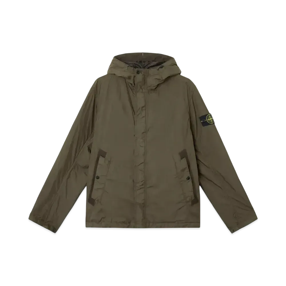 Stone Island 4100092 Crinkle Reps R-NY "Military Green"