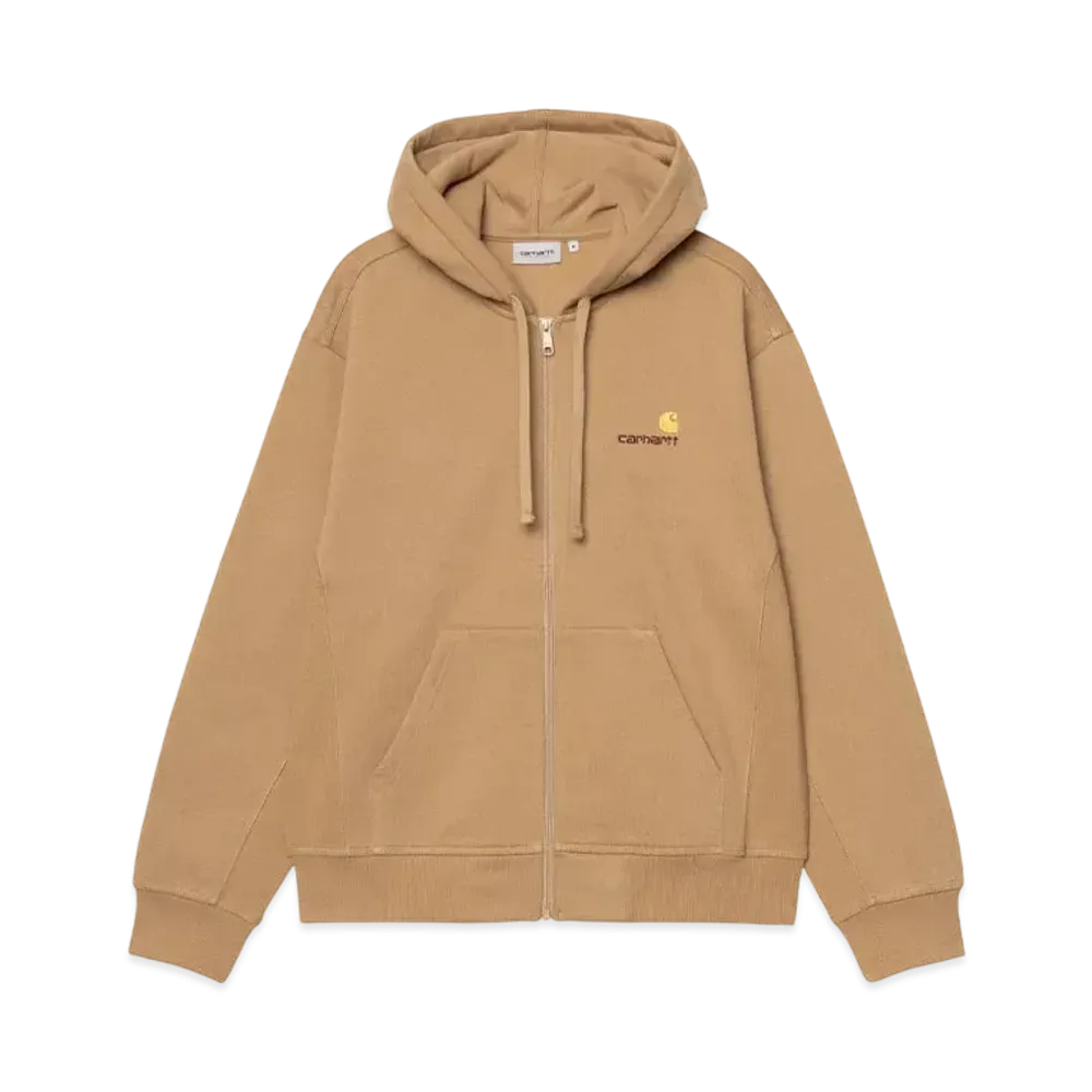 Carhartt WIP Hooded American Script Jacket "Peanut"