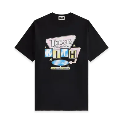 Kith Treats Diner Neon Sign Tee "Black"