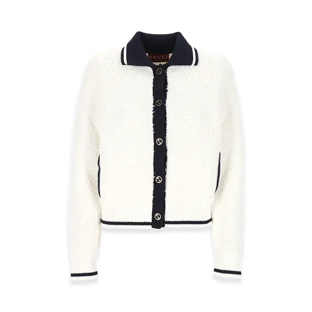 GUCCI Women's Sweaters "White/Navy"