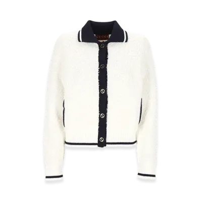 GUCCI Women's Sweaters "White/Navy"