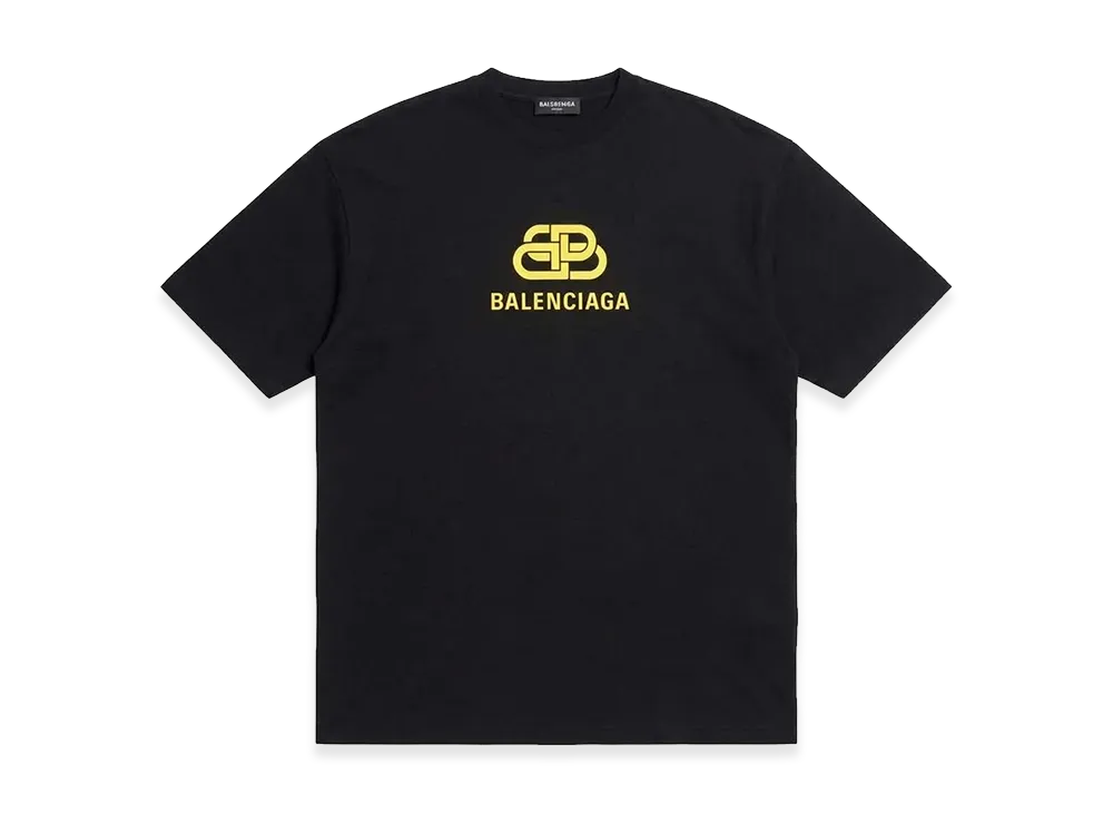 Balenciaga Interlocked BB Regular Fit T-shirt "Black"