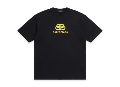 Balenciaga Interlocked BB Regular Fit T-shirt "Black"