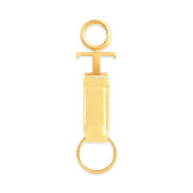 TOD'S Leather Key Holder Small "Yellow"