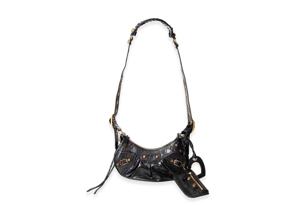 BALENCIAGA Le Cagole XS Shoulder Bag "Black"