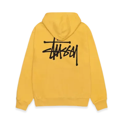 Stussy Basic Stussy Pigment Dyed Hoodie "Honey"