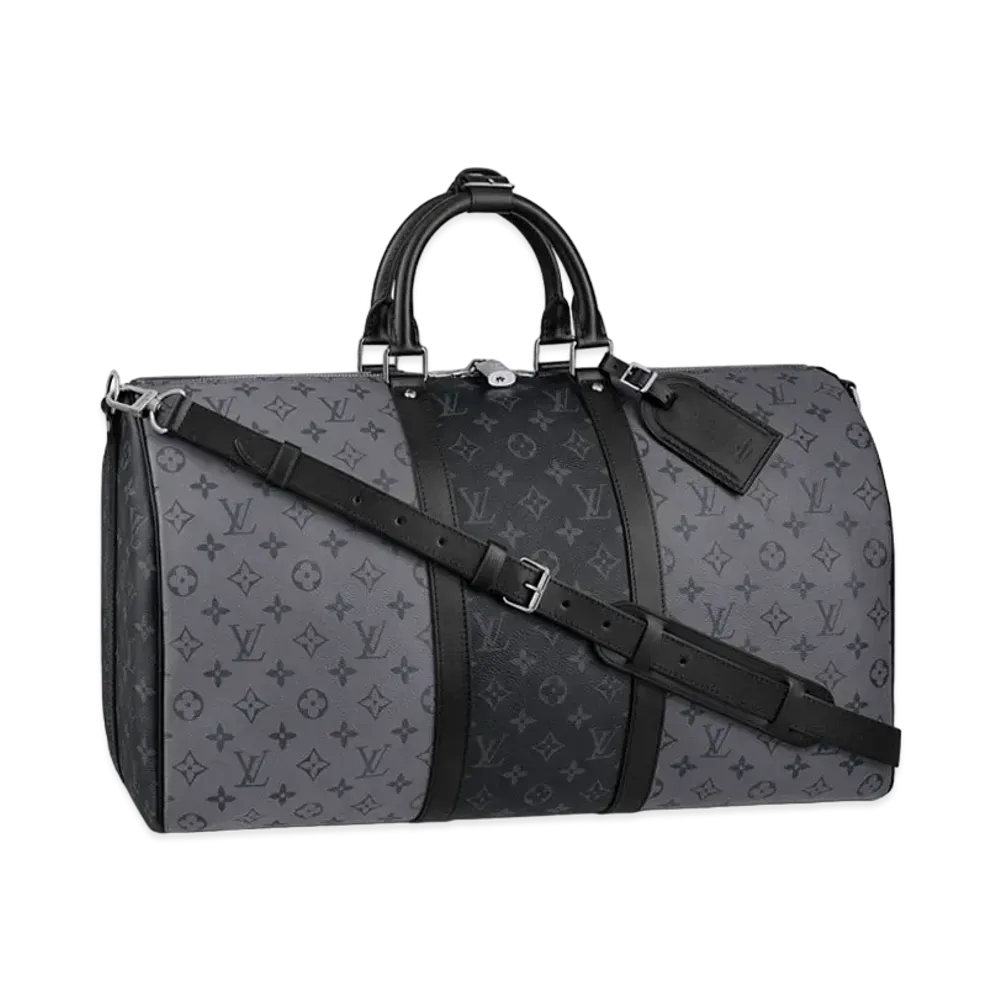 Louis Vuitton Keepall Bandouliere 50 Monogram Eclipse Reverse