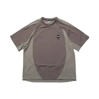F.C.Real Bristol Stream Line S/S Top "Light Brown"