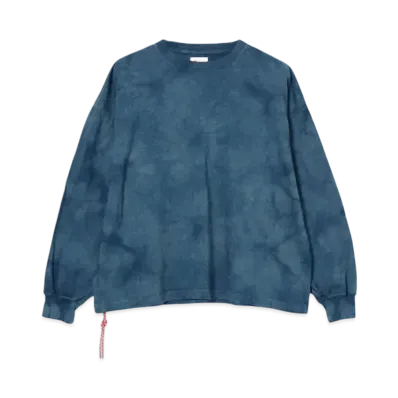 BEAMS Indigo Dye Long Sleeve Tee "Indigo"